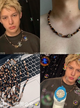 【1:1还原】赵雨凡James同款项链焦糖复古高级感颈链男女锁骨链
