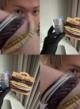 马丁Martin同款欧美五件套组合套装手链串珠手工编织情侣手环饰品