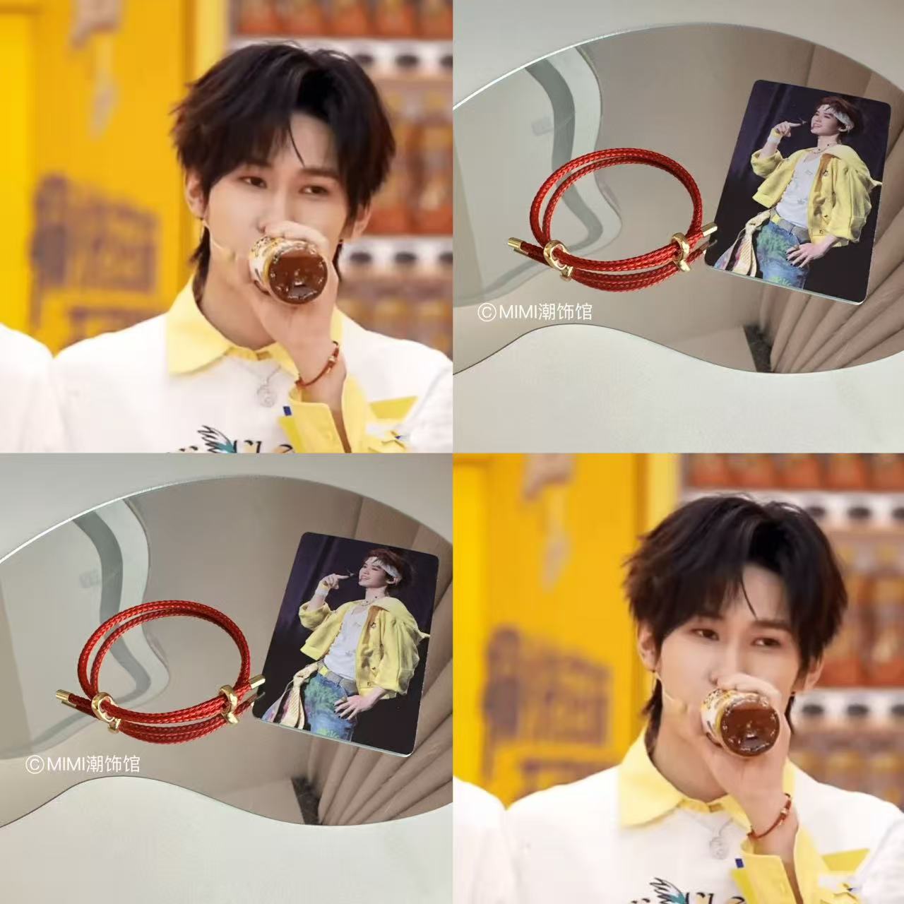 张真源同款红手绳本命年红绳