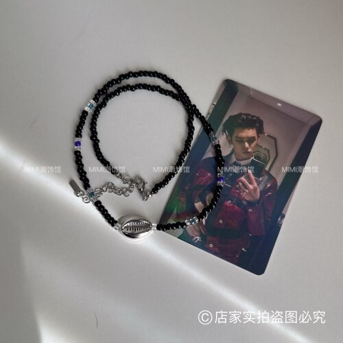然竣同款手工编织项链手链