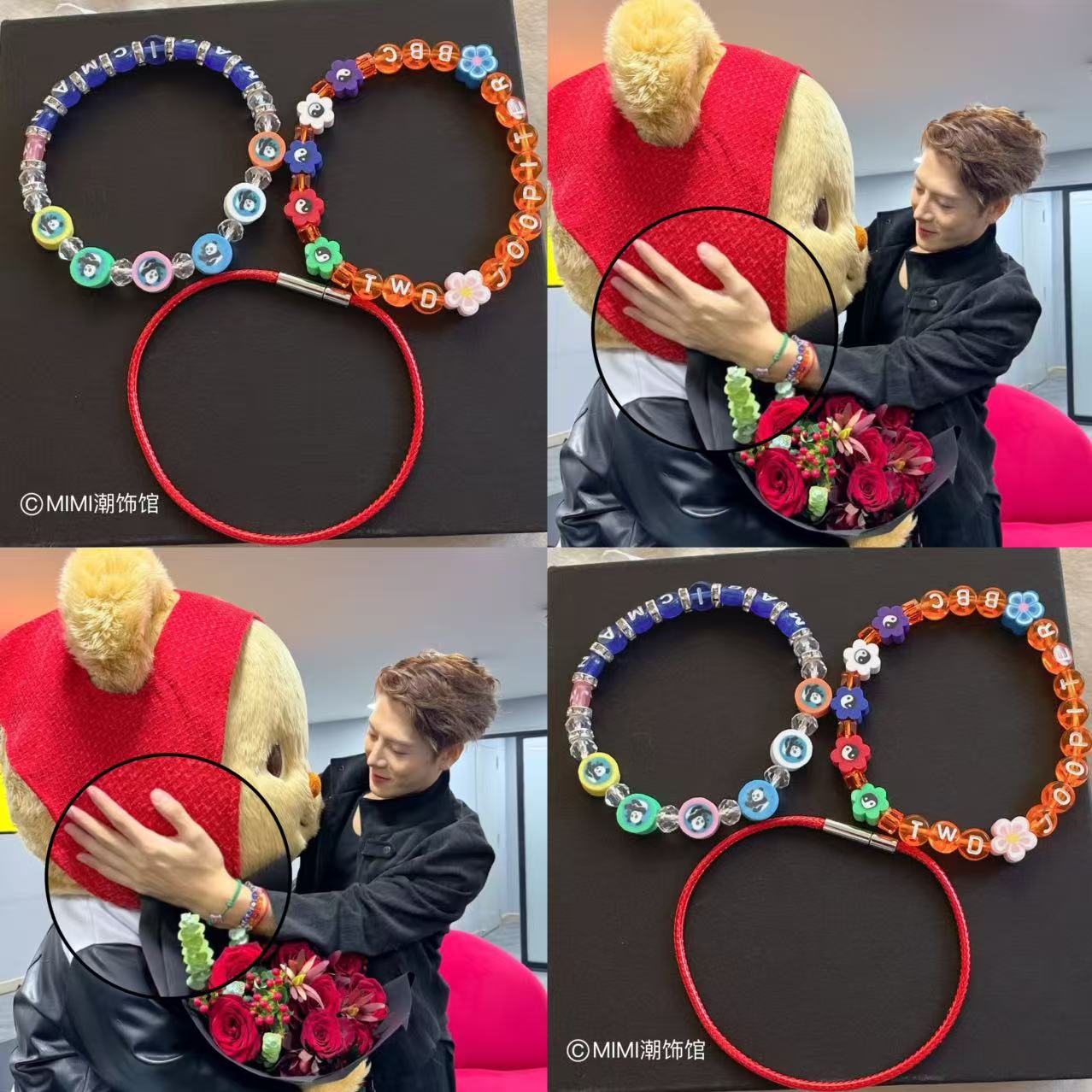 嘉尔在曼谷MAGICMAN2多巴胺字母手串曼谷演唱会应援学生情侣礼物