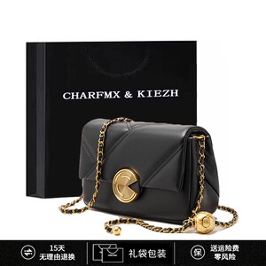 FMXBAG真皮女包包2023新款欧美时尚百搭链条包软皮单肩斜挎小方包