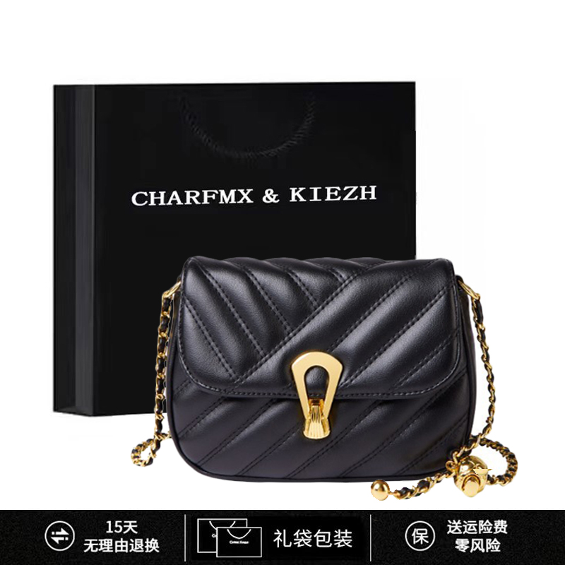 FMXBAG真皮女包2024新款春夏欧美百搭时尚软皮绣花单肩斜挎包小包