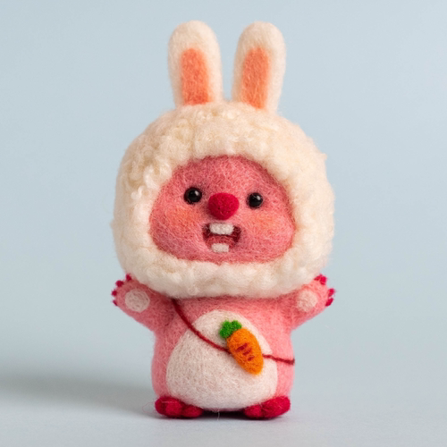 羊毛毡戳戳乐diy露比材料包