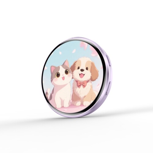 Touchscreen e-Badge Anime Digital Button LCD LED Badge Gift