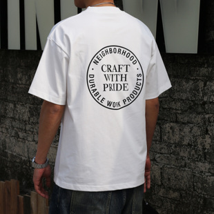 T恤男 印花休闲潮流宽松短袖 重磅280克圆领小领口潮牌NBHD夏季 新款