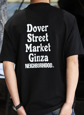 NBHD重磅280克印花短袖t恤男女潮牌宽松休闲情侣潮牌短袖夏