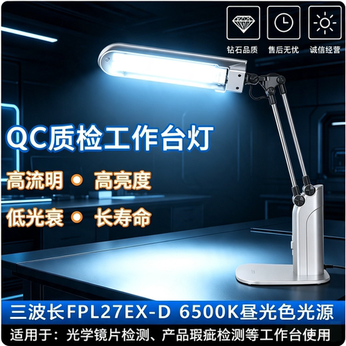 QC质检27W护眼三波灯FPLEX