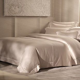 MINE/寐正品2026款埃及长绒棉色织提花五件套商场同款 微笑波尔卡