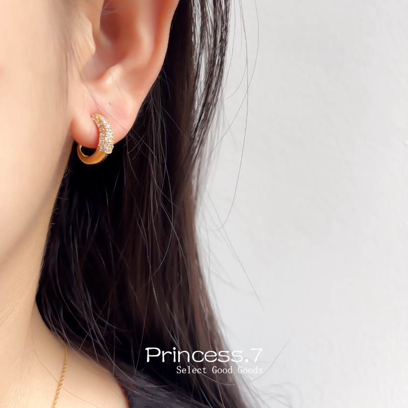 简约日常精致耳夹无耳洞女蚊香盘