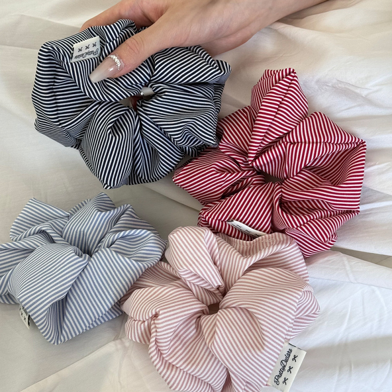 韩系复古英伦风格纹发圈