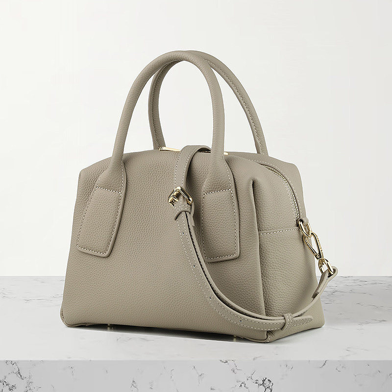 真皮女包头层牛皮专柜正品手提包2026新款时尚波士顿包斜挎妈妈包