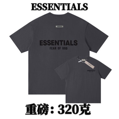 ESSENTIALS美式同款压胶立体字母