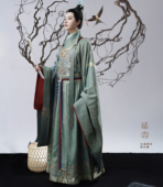 延寿 明制道袍补服道服织金金线刺绣如是观原创汉服神仙春秋装