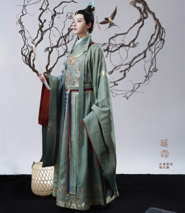 【延寿】明制道袍补服道服织金金线刺绣如是观原创汉服神仙春秋装