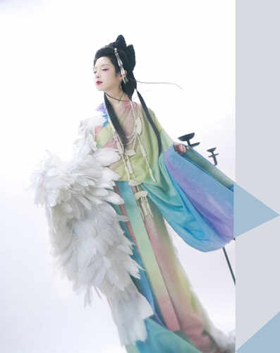 直裾袍原创汉服战国袍如是观