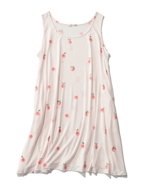 日本gelato pique睡衣冰淇淋莫代尔棉水蜜桃柠檬睡裙WCT202847