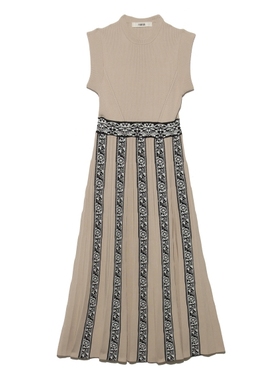 日代国内现货折扣日本代购 FURFUR 5月 针织拼接连衣裙RWNO202071