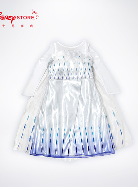 日本直邮现货迪士尼公主 冰雪奇缘2艾莎安娜礼服裙连衣裙公主裙