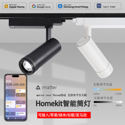 苹果homekit展厅调焦导轨灯