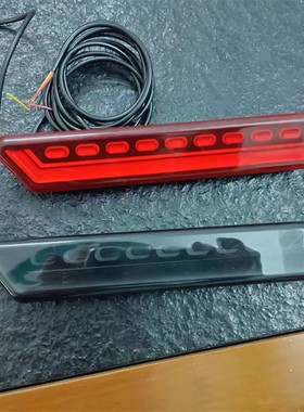 适用于奥迪A3 A4 A5 A6 A7碳纤维后唇灯S3 S4 S5 S6 S7改装卡布尔