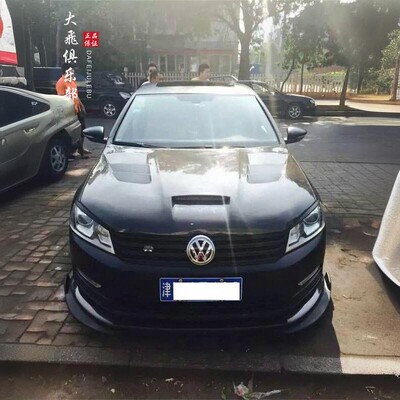 迈腾B7改装碳纤维机头盖引擎包围