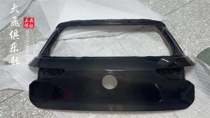 适用于大众高尔夫golf8 GTI碳纤维尾盖行李箱MK8改装后尾门大包围
