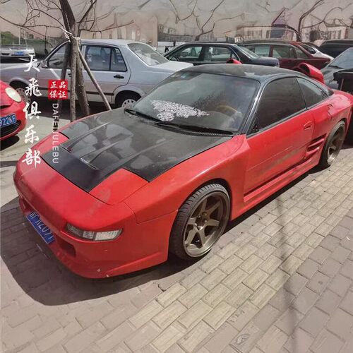 MR2SW20改装碳纤维机头盖大包围