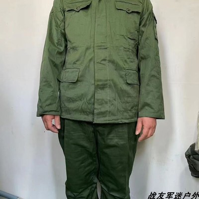 宽松正品结实加厚纽扣耐磨橄榄绿