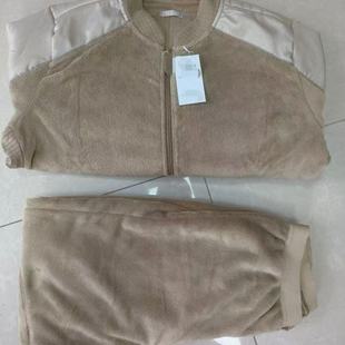 冬季卡其色19边防巡逻绒衣绒裤套装防静电抓绒衣保暖加厚珊瑚绒