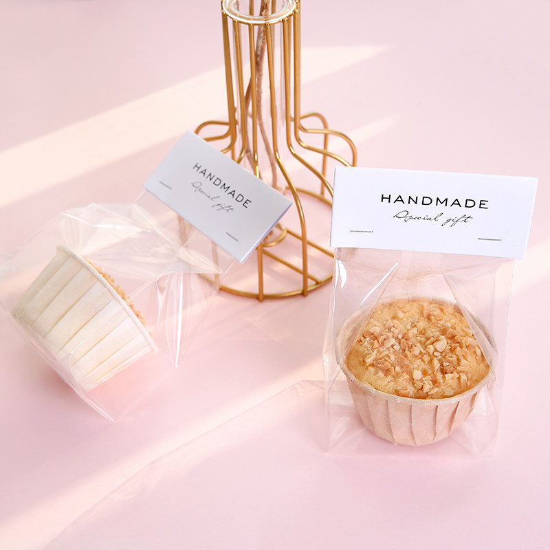 50枚透明杯子纸杯蛋糕包装袋雪花酥玛德琳机封袋饼干曲奇袋子,厨房/烹饪用具,点心包装盒/包装袋,淘宝优惠券,粉丝福利购,淘宝优惠卷