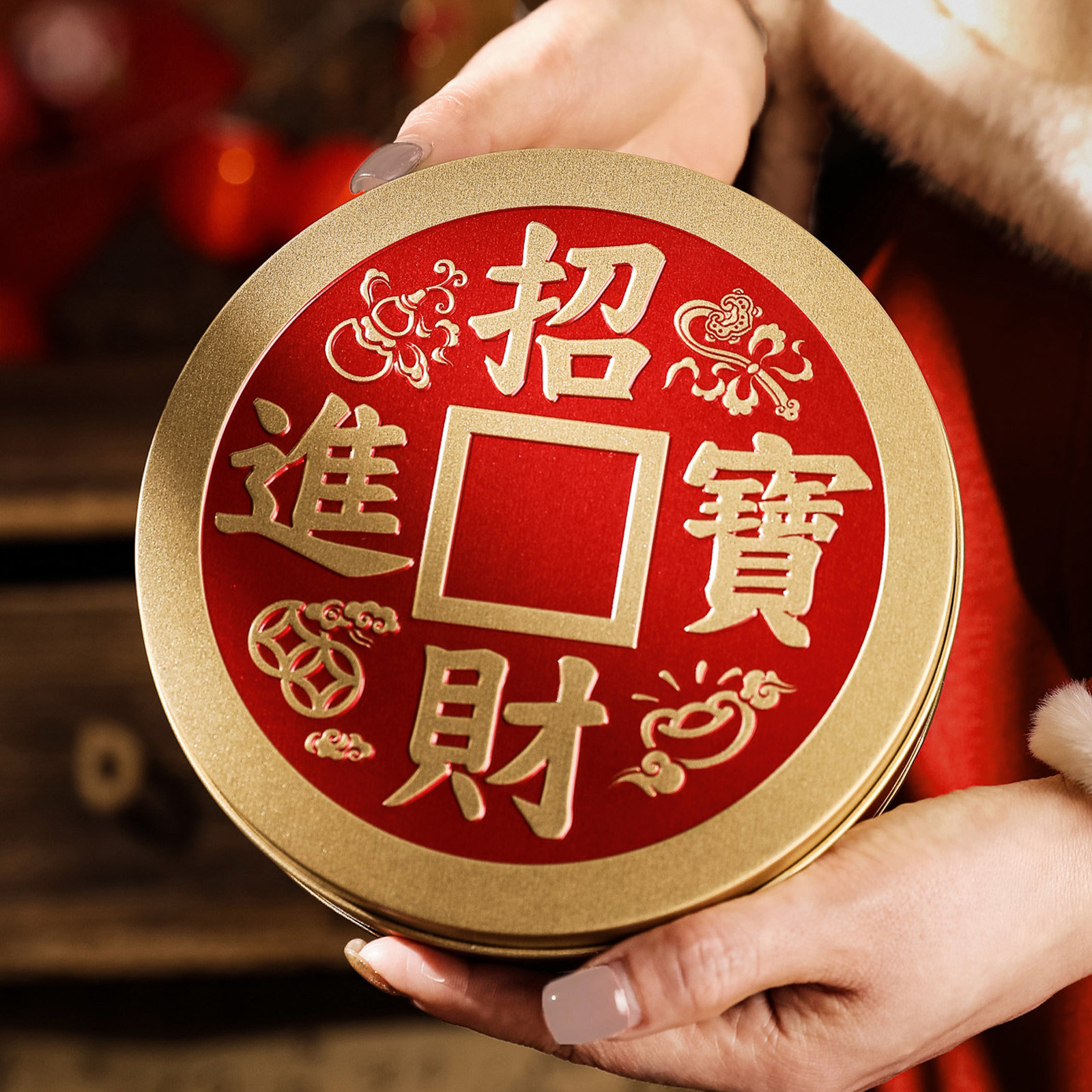 新年饼干包装盒铁盒糖果曲奇铁罐雪花酥牛轧太妃糖杏仁可可脆盒子,厨房/烹饪用具,点心包装盒/包装袋,淘宝优惠券,粉丝福利购,淘宝优惠卷