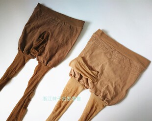 0D大码 袜 加长空气袜男女舞蹈丝袜超薄隐形高腰无缝玻璃丝质感连裤