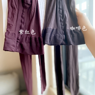 5D高腰超丝滑无痕T裆超透细腻高弹面膜防勾钢丝袜哑光黑色连裤 袜