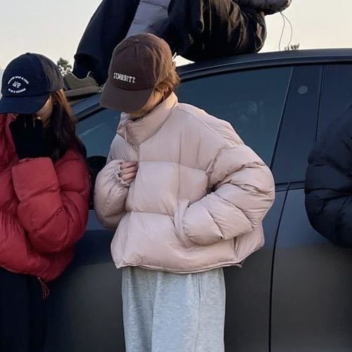 短款羽绒服女泡芙面包服保暖外套