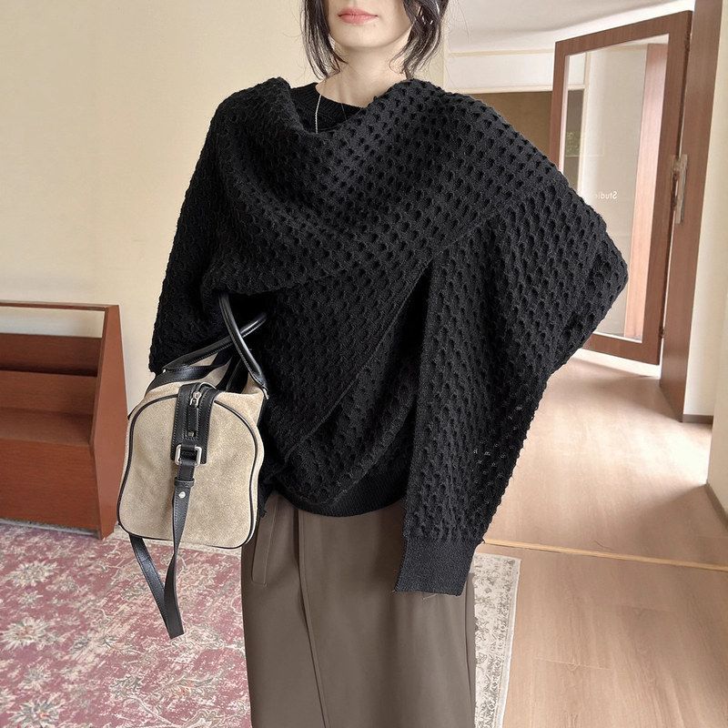 Hoo多用ZA新GRACE慵懒披肩羊毛