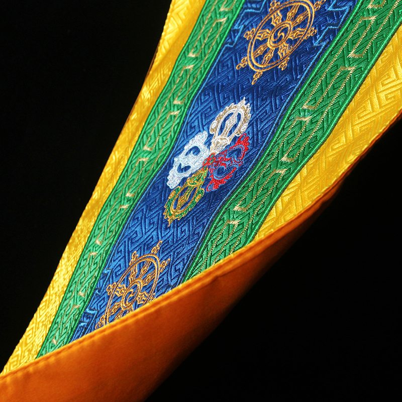 家用法器垫子鼠标垫防滑垫金刚铃杵垫子藏式刺绣吉祥摆件用品