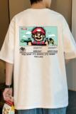 XZ304A-ST552C新款潮流短袖t恤男夏季港风情侣卡通印花潮流，男装T恤，星座304A
