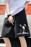XZ304A-DC新款抽绳青少年短裤男夏季薄款宽松直筒篮球运动，男装休闲裤，星座304A