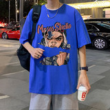 T697FP26新款短袖t恤男薄款纯棉动漫人物印花休闲半袖打底衫，男装T恤，星座304A