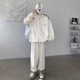 TZ2829FP110新品连帽开衫运动卫衣套装休闲宽松外套，男装休闲套装，星座304A