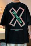 XZ304A-ST366CP25新款夏季男短袖t恤潮牌ins涂鸦宽松打底潮流，男装T恤，星座304A