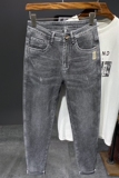 XZ304B-2-KT877P68新品简约高弹修身牛仔裤灰色休闲裤，男装牛仔裤，星座304A-1
