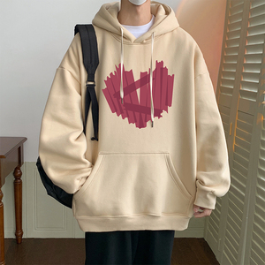 M006加绒CP55新品情侣重磅加绒卫衣男连帽上衣宽松帽衫潮流外套图片