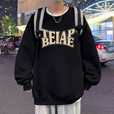 W536FP35新款圆领卫衣oversize休闲宽松打底衫t，男装卫衣，星座304A