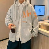 加绒加厚白灰色