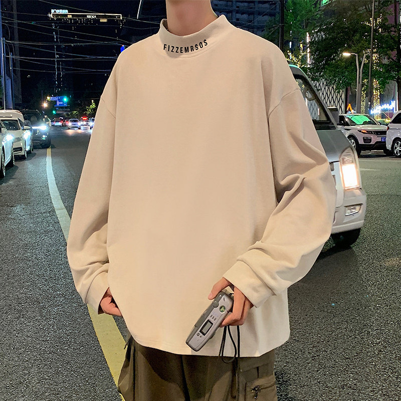 D002FP35新品半高领德绒针织衫休闲打底内搭长袖t,男装针织衫/毛衣,星座304A