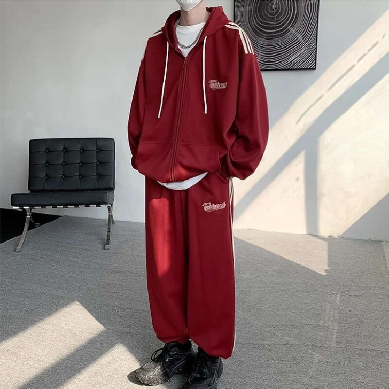 TZ2829FP110新品运动卫衣套装连帽拉链开衫休闲宽松外套,男装休闲套装,星座304A