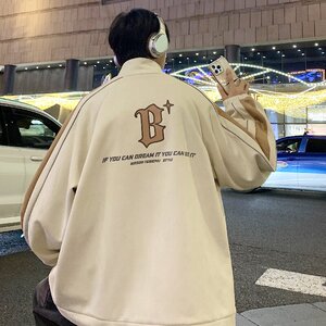 H185FP78冬季麂皮绒夹克美式宽松外套图片