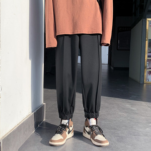 XZ304B-2-KZ510-C秋冬宽松收腿小西裤弹力垂感宽松免熨休闲图片